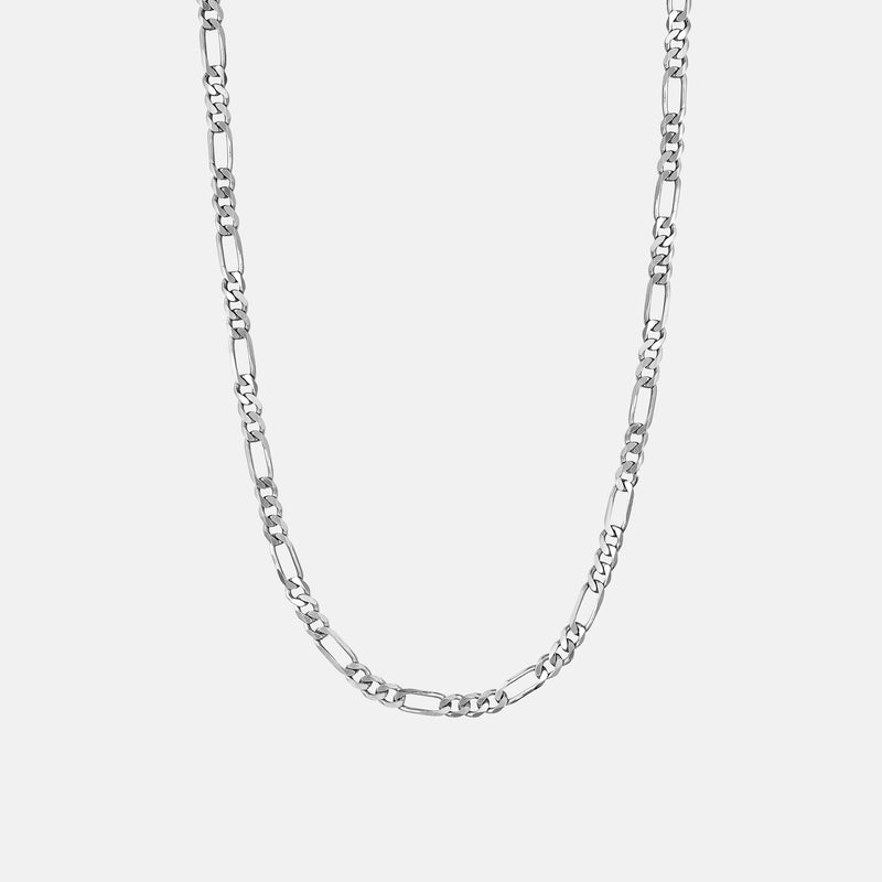 Figaro Chain Thick Silver